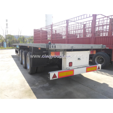 Customer's requirement Steel tri-axle semi trailer